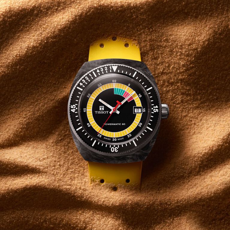 The New Tissot Sideral Watch in the sand