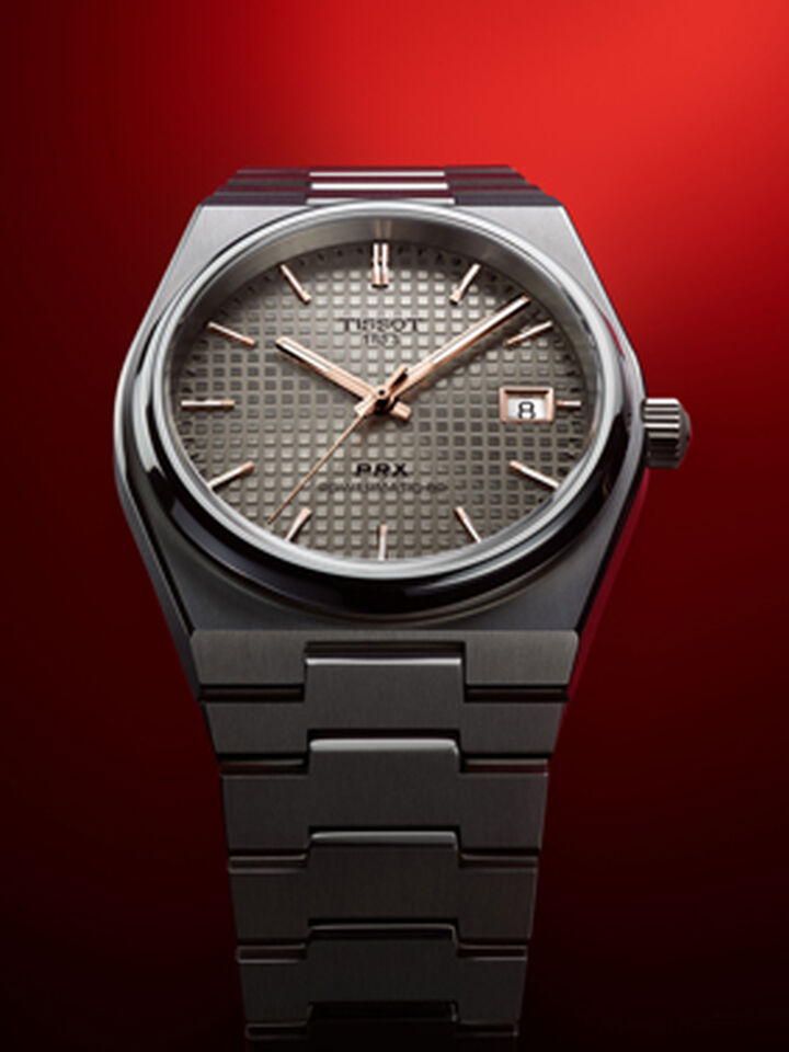 The Tissot PRX Titanium in 38mm