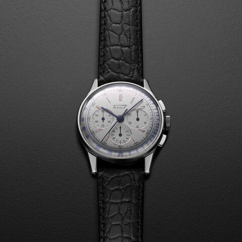 Vintage watch on leather strap