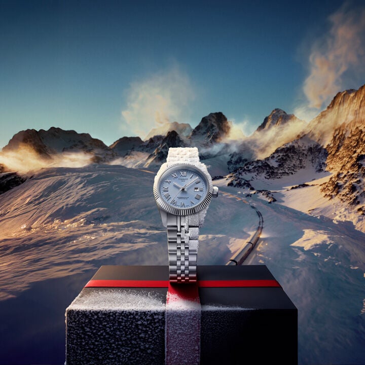 Illustration image for the "Watches for Her" section featuring a women's watch model