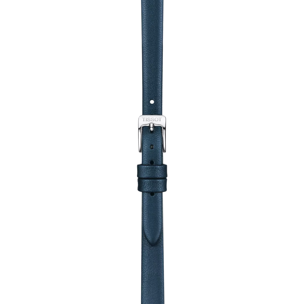 확대 티쏘 정품 블루 레더 스트랩 러그 09 mm