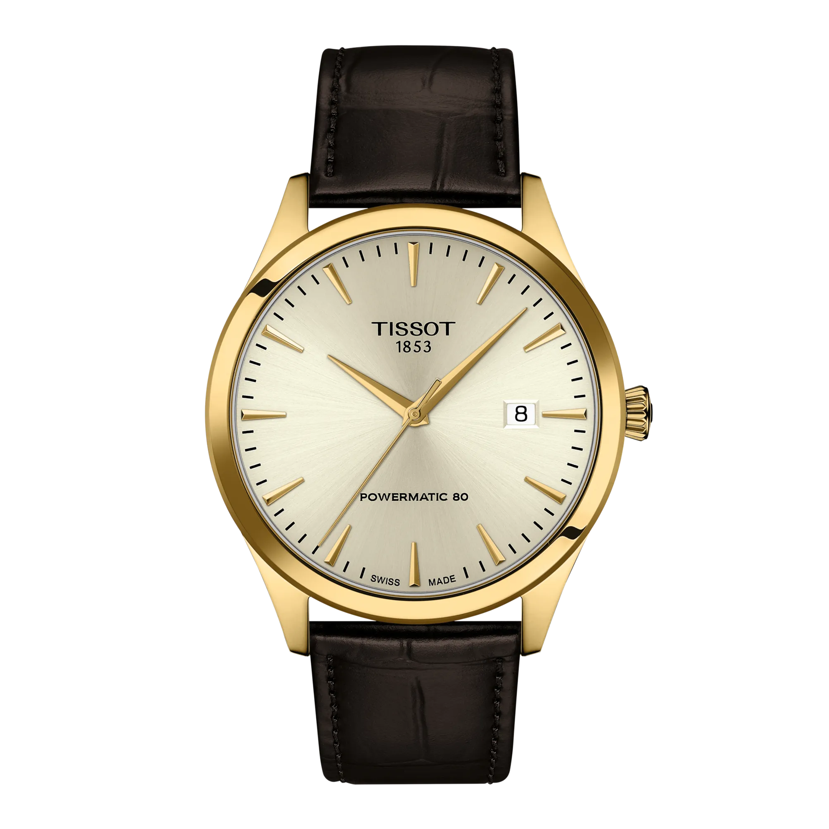 Front view of the watch TIssot Classic Dream 40mm