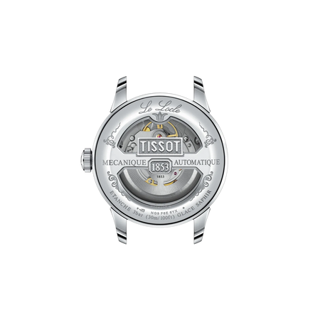 Back view of the watch case Tissot Le Locle 39.3mm