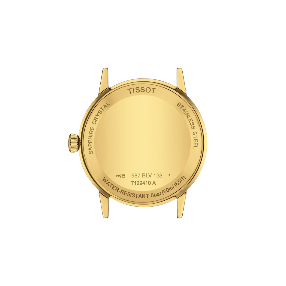 Back view of the watch case Tissot Classic Dream 42mm