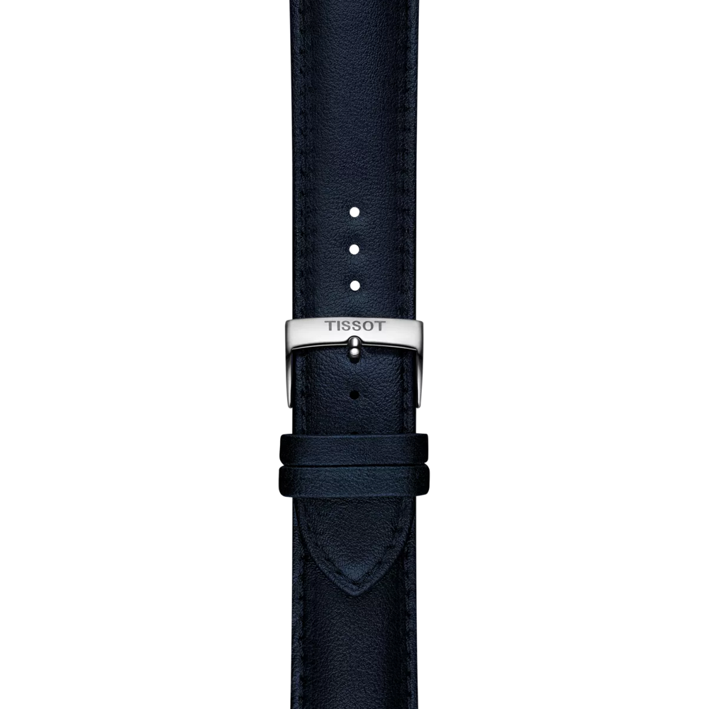 확대 티쏘 정품 블루 합성 비건 스트랩 러그 22MM