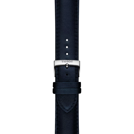 Zoom on Tissot Official Blue Synthetic Strap Lugs 22 mm