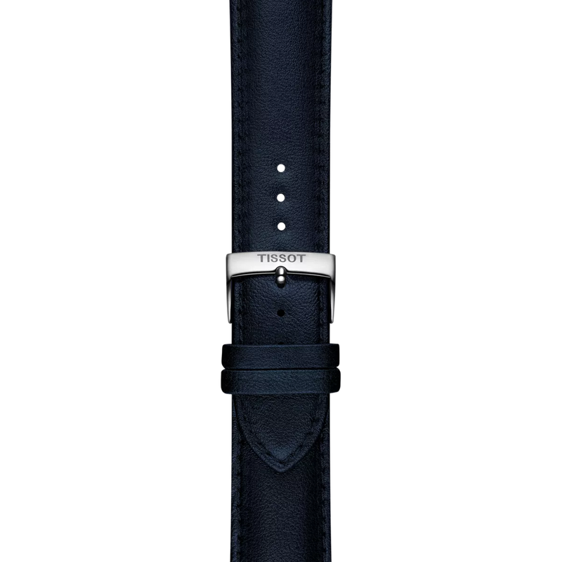 확대 티쏘 정품 블루 합성 비건 스트랩 러그 22MM