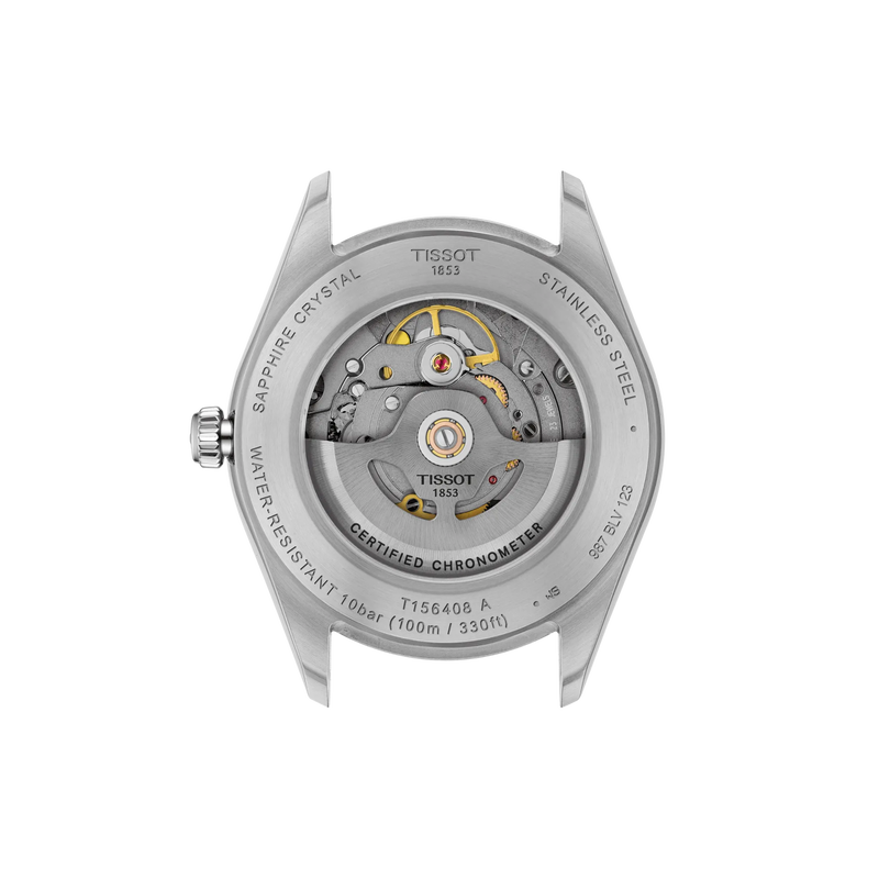 Back view of the watch case Tissot Ballade 39mm