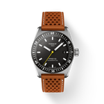 Front view of the watch Tissot PR516 38mm with shadow