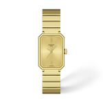 Front view of the watch Tissot SRV 30mm with shadow