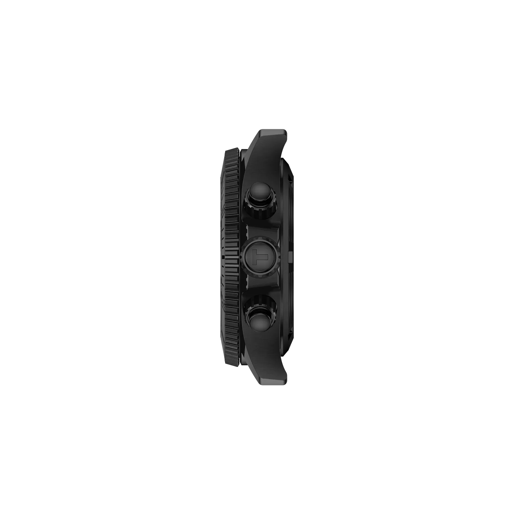 Profile view of the watch case Tissot Seastar 1000 38mm