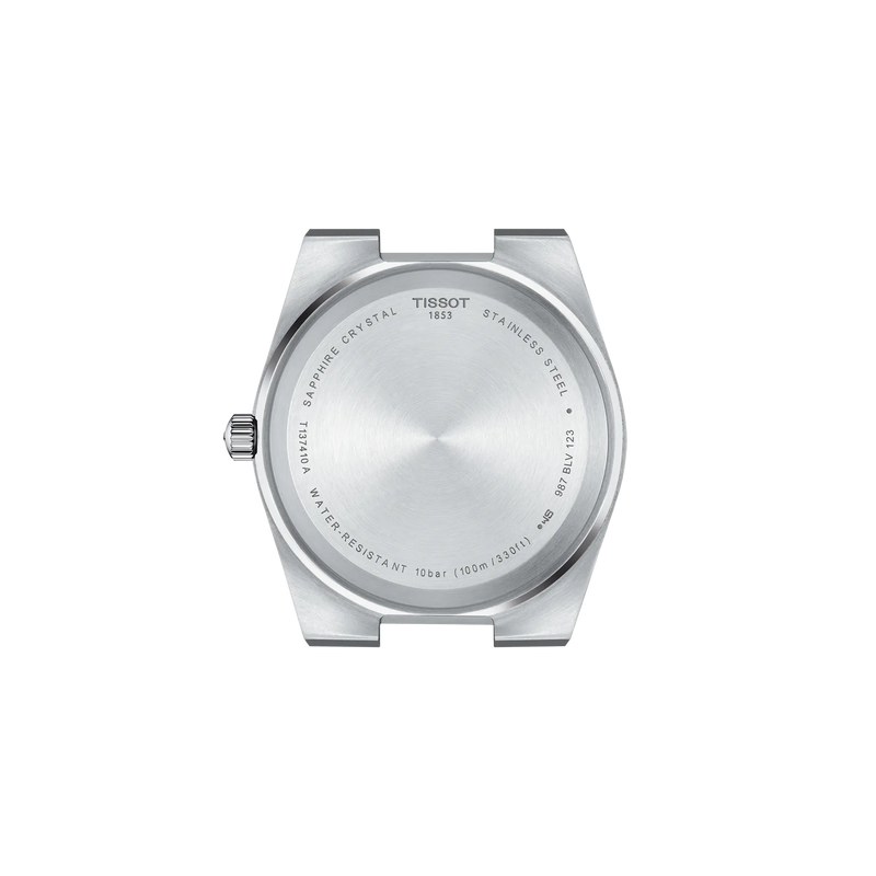 Back view of the watch case Tissot PRX 40mm