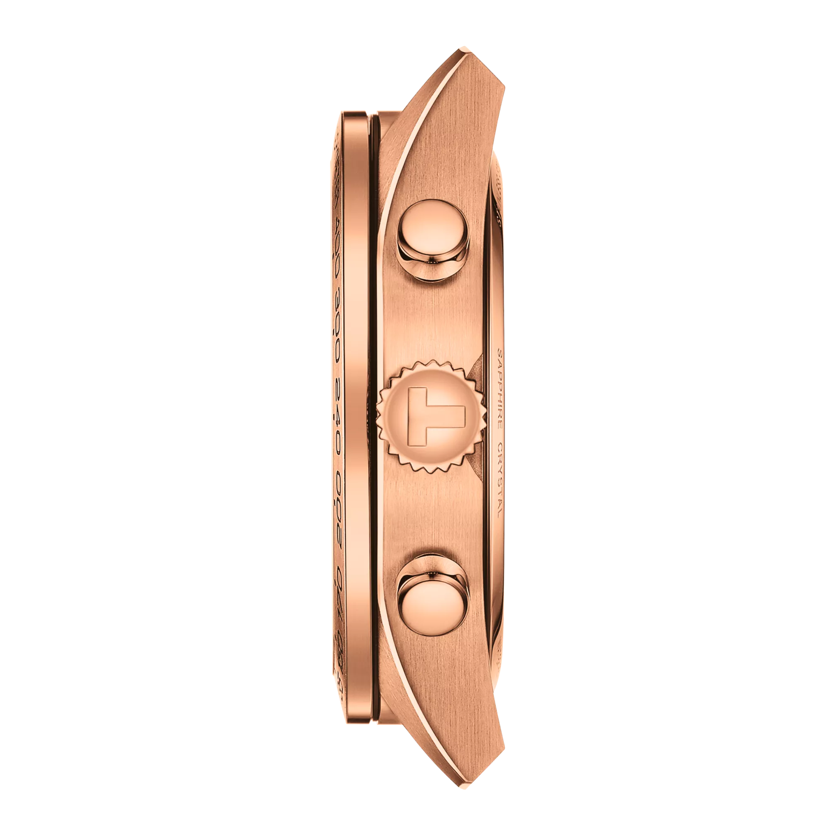 Vista di profilo della cassa dellorologio {0}