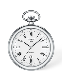 Front view of the watch Tissot Lepine 49mm with shadow