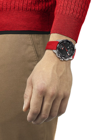 Simulation of the watch Tissot T-Touch Connect Solar 47.5mm on a wrist