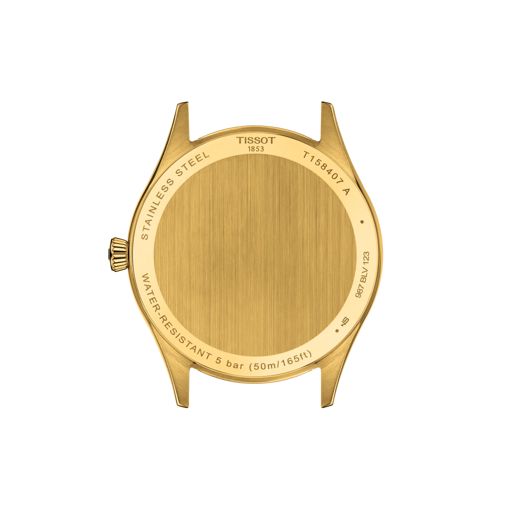 Back view of the watch case TIssot Classic Dream 40mm