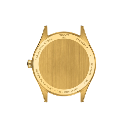 Back view of the watch case TIssot Classic Dream 40mm