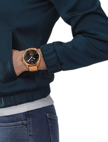 Simulation de la montre Tissot T-Touch Connect Solar 47.5mm sur un poignet