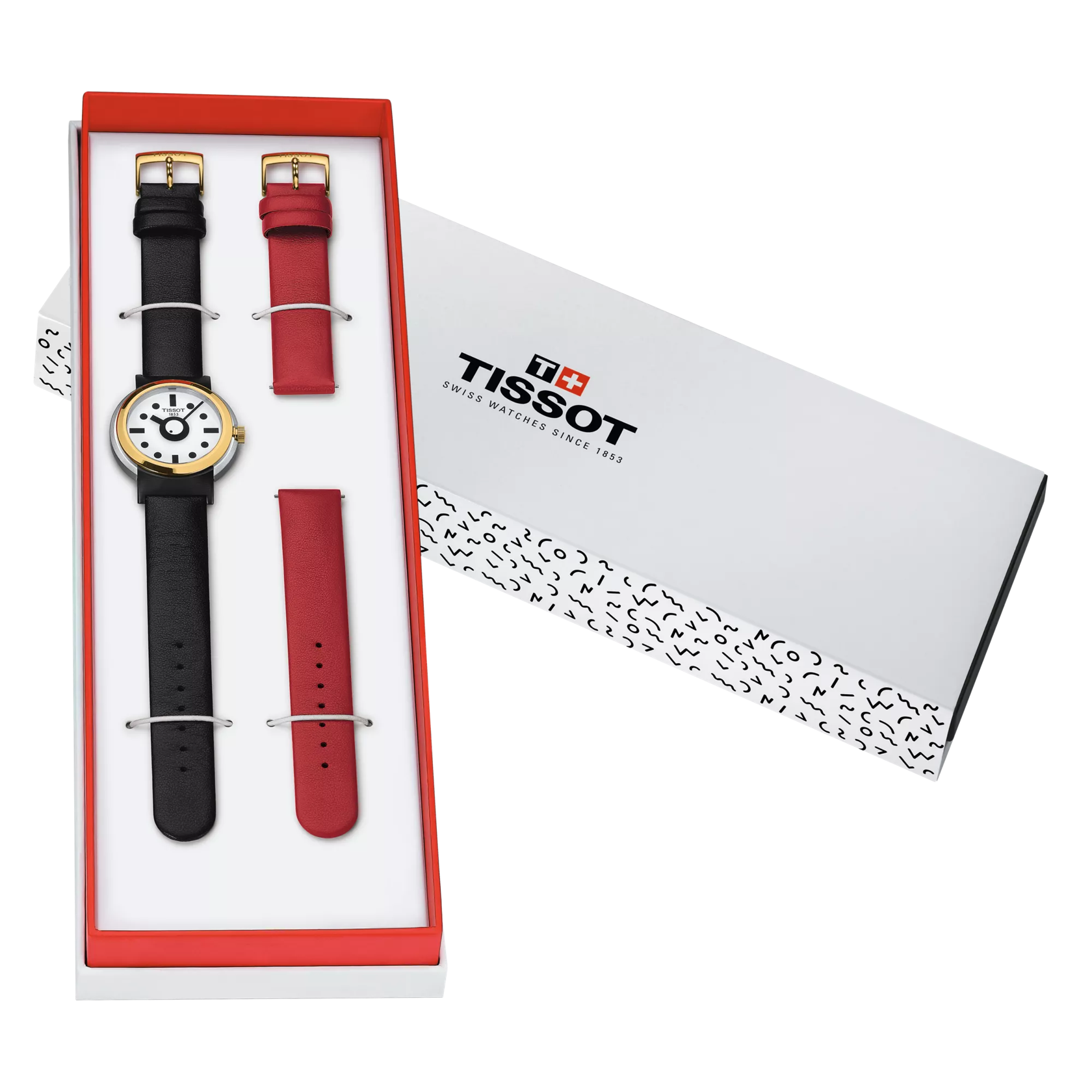 Presentation box of the watch Tissot Heritage Memphis Lady