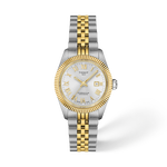 Vue de face de la montre Tissot Ballade 30mm avec ombre