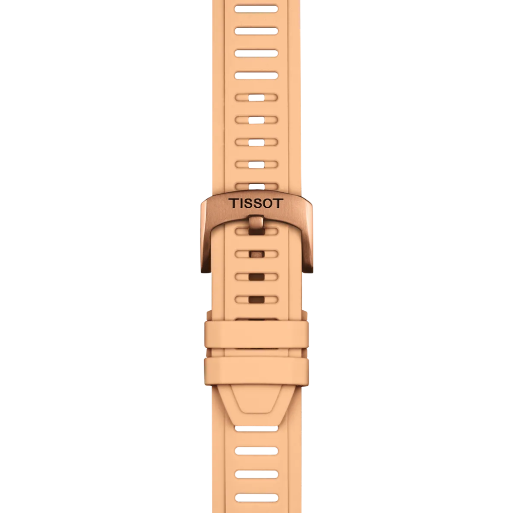 Zoom on Tissot Ten Rengi Silikon Kayış Boynuz Aralığı 21 mm