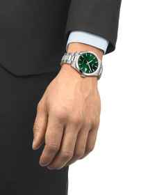 Simulation of the watch Tissot Gentleman 38mm on a wrist