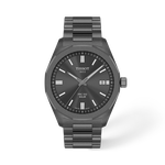 Vue de face de la montre Tissot PRC 100 Solar 39mm avec ombre