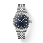 Front view of the watch Tissot Ballade 34mm with shadow