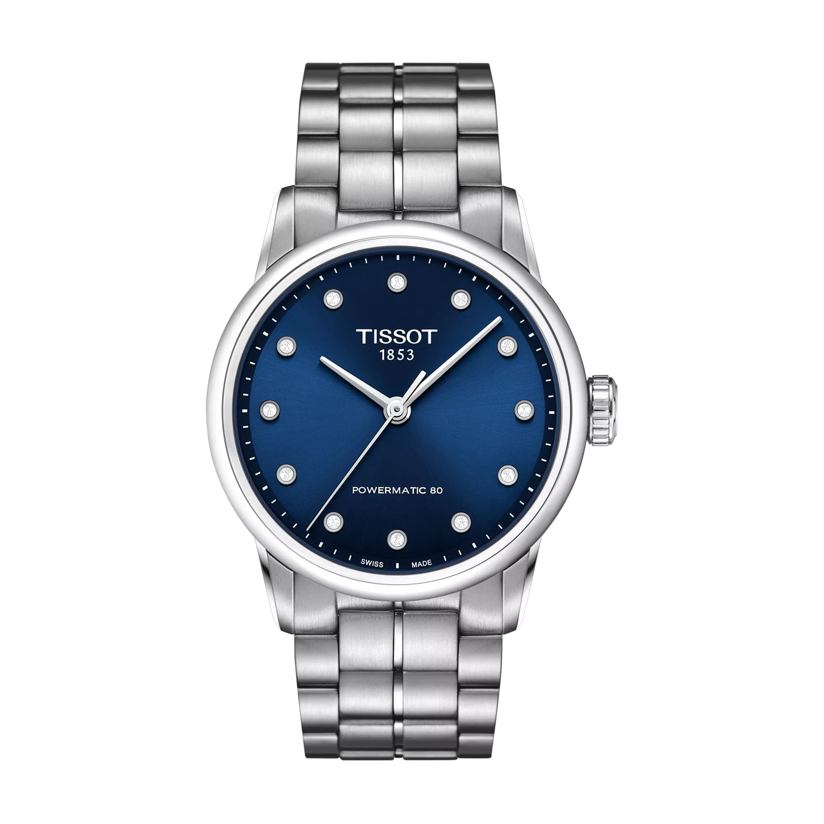 Vorderansicht der Uhr Tissot Luxury Automatic