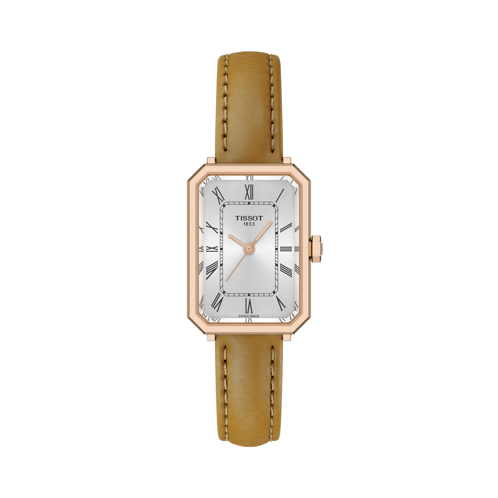 Front view of the watch Tissot SRV 30mm