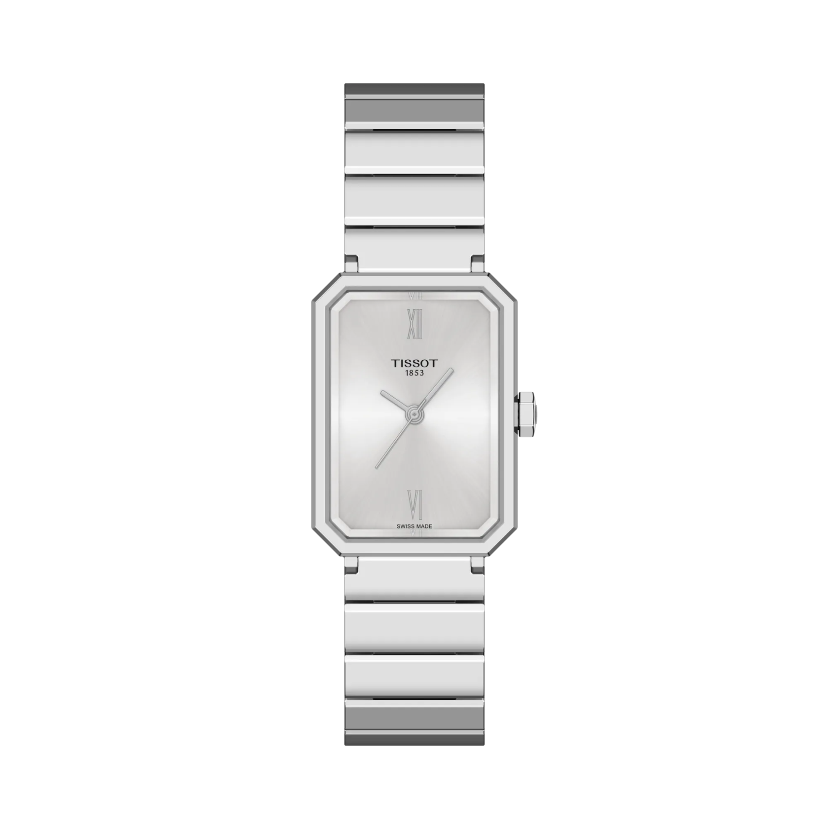 Front view of the watch Tissot SRV 30mm