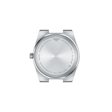 Vista posterior de la caja del reloj Tissot PRX 40mm