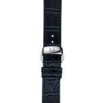 Zoom sobre Correa azul de piel oficial Tissot 19 mm