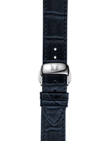 Zoom sobre Correa azul de piel oficial Tissot 19 mm