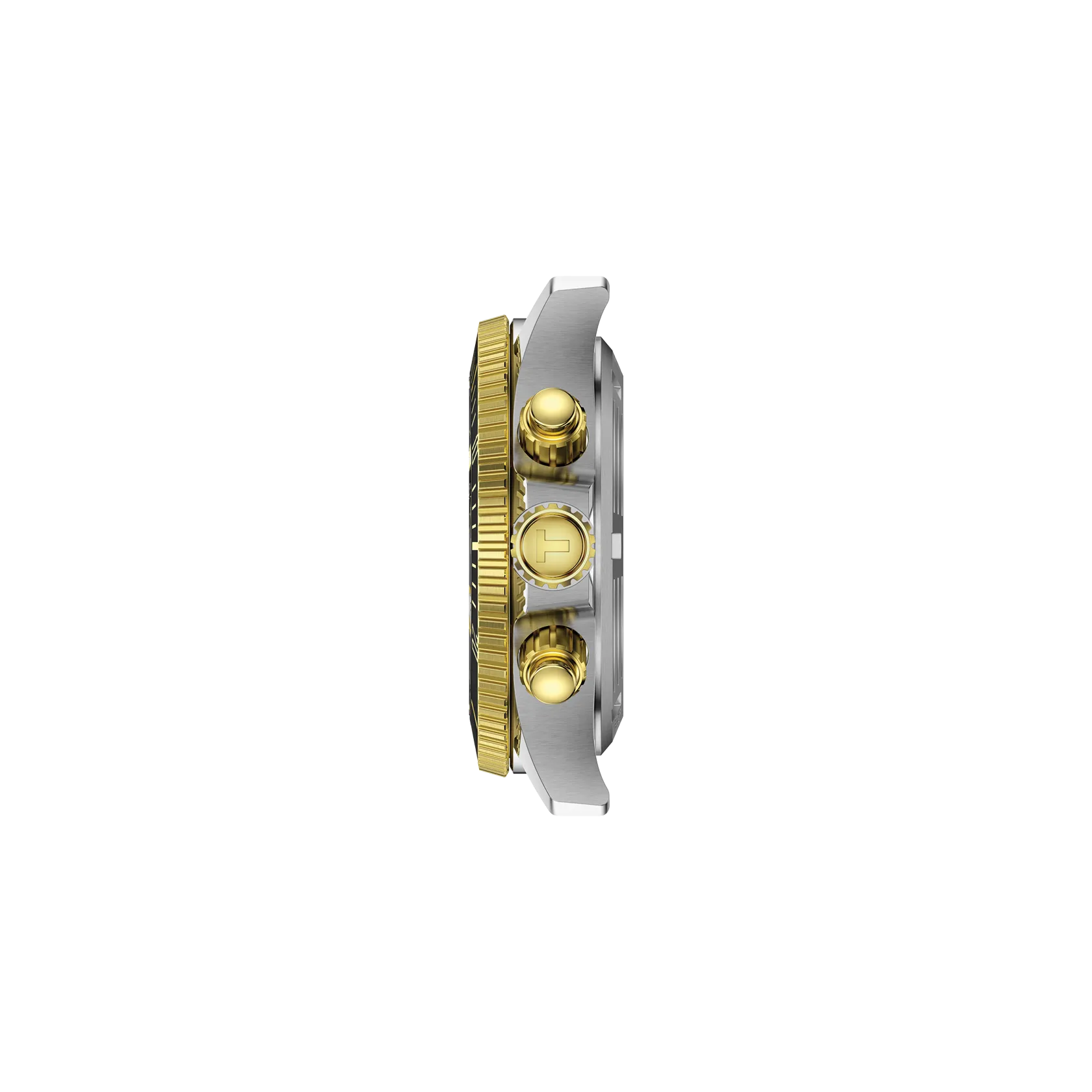 시계 케이스 프로필 보기 티쏘 씨스타 1000 쿼츠 크로노그래프 38mm