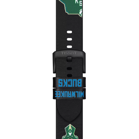 TISSOT NBA レザー ストラップ ミルウォーキー・バックス 22㎜のズーム