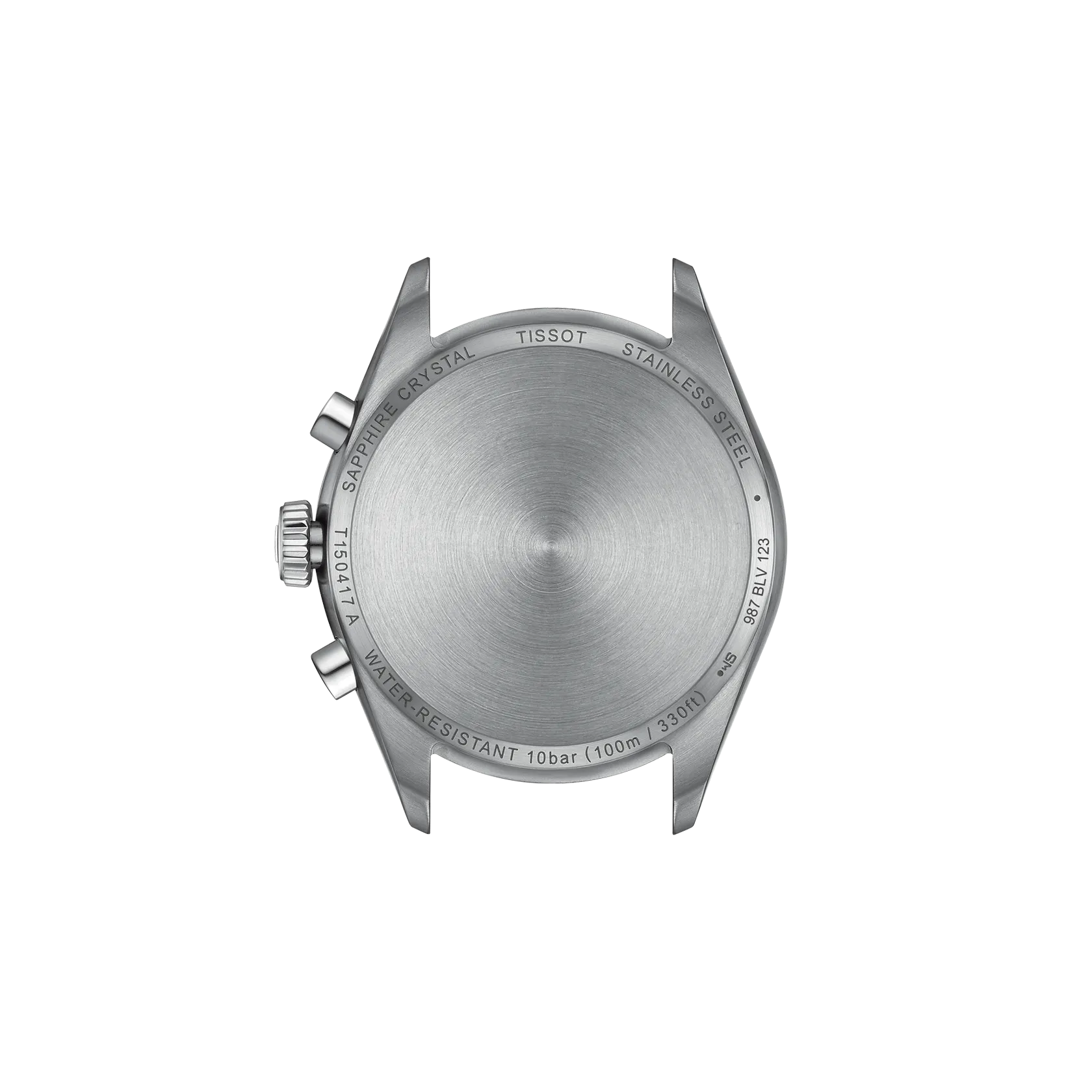 Back view of the watch case Tissot PR 100 40mm