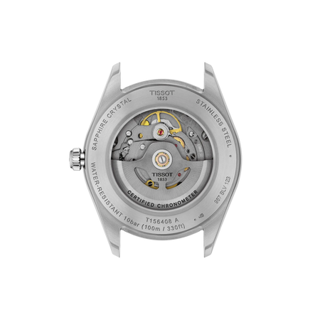 Back view of the watch case Tissot Ballade 39mm