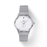 Front view of the watch Tissot Bella Ora with shadow