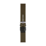 Front view of Tissot Official Khaki Fabric Strap Lugs 22 mm