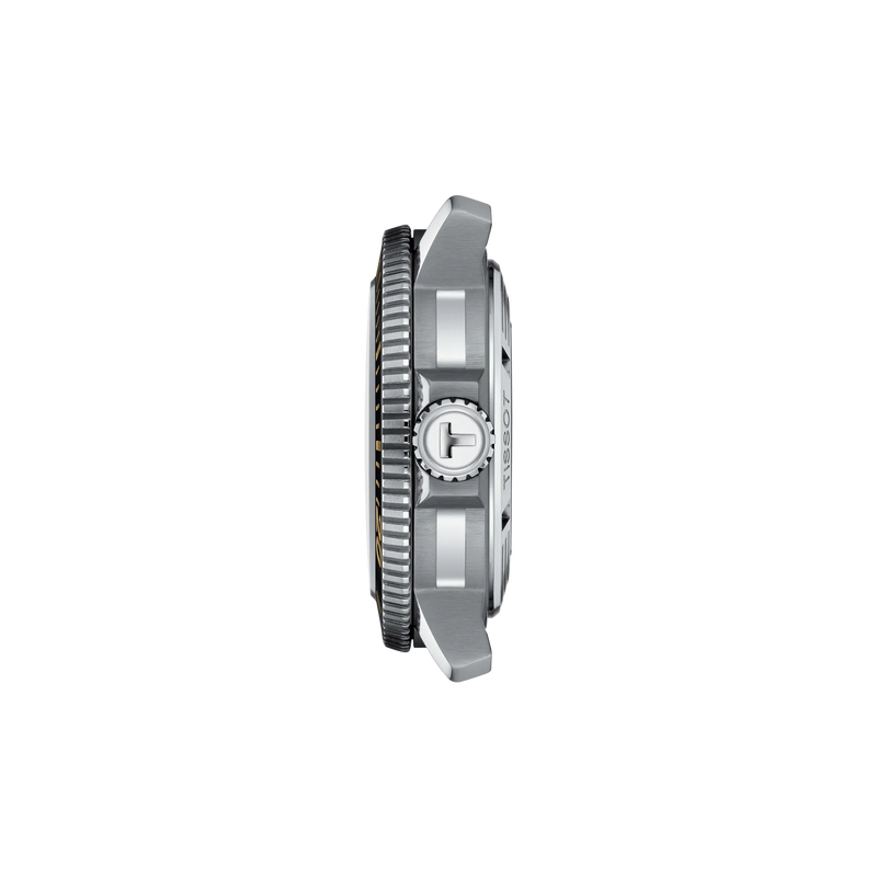 시계 케이스 프로필 보기 티쏘 씨스타 2000 프로페셔널 파워매틱 80