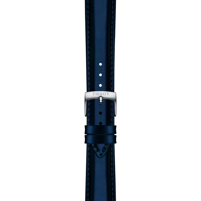 Zoom on Tissot Official Blue Synthetic Strap Lugs 18mm
