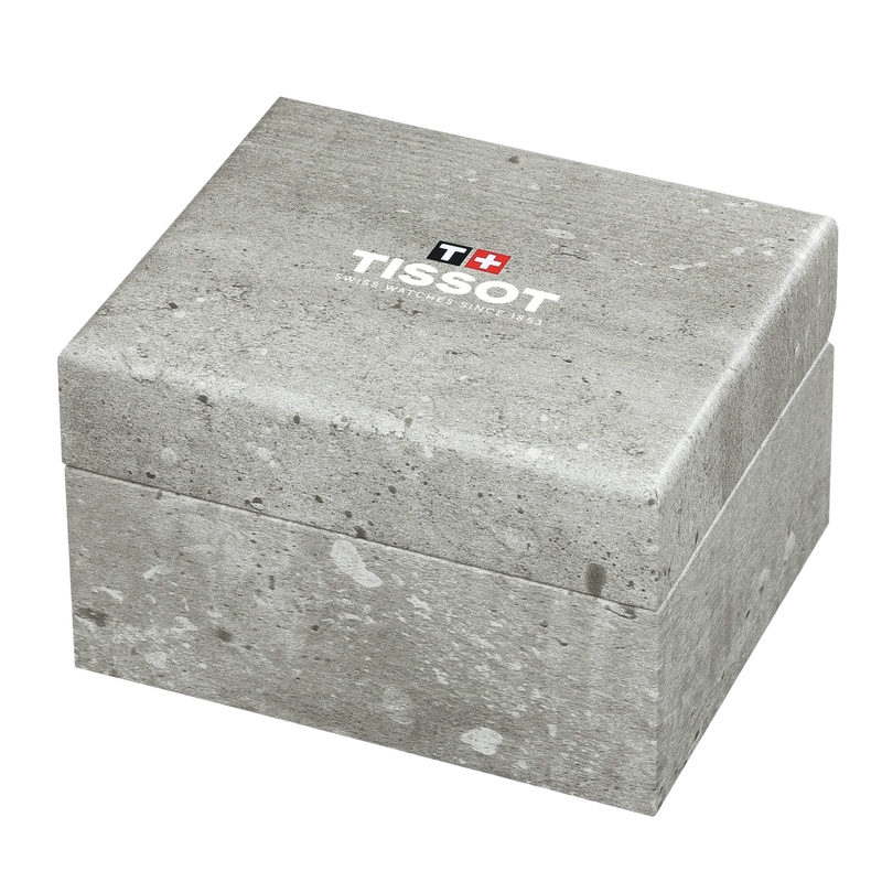 Vooraanzicht van het horloge Tissot Rockwatch 38mm gesloten