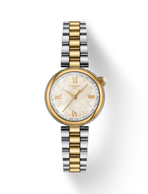 Front view of the watch Tissot Desir 28mm with shadow