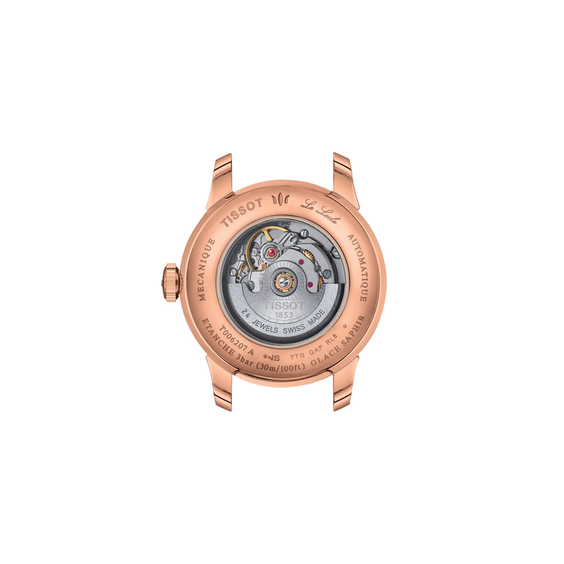 Back view of the watch case Tissot Le Locle 29mm