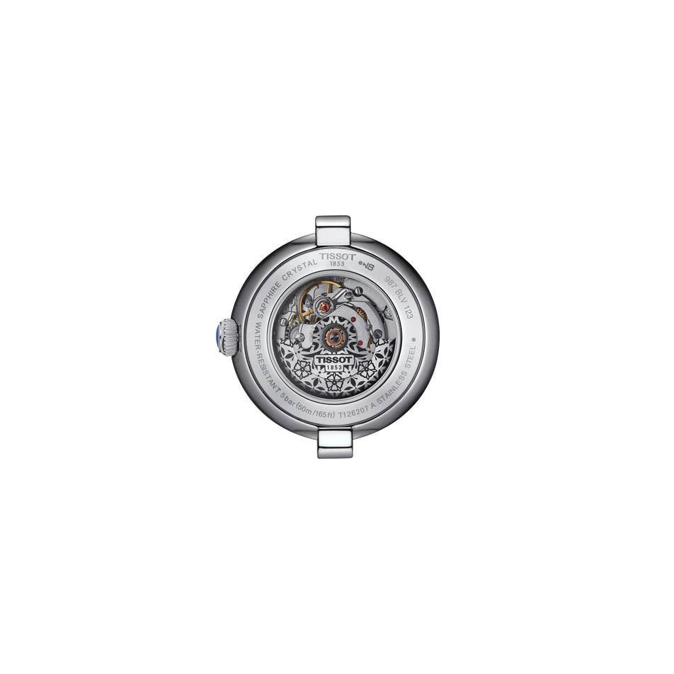 Back view of the watch case Tissot Bellissima 29mm