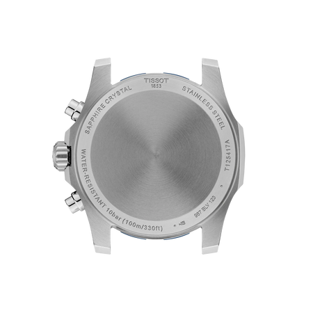 Back view of the watch case Tissot Supersport Chrono 42mm