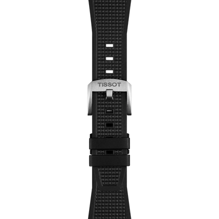 Zoom on Tissot Official Black PRX 40mm Rubber Strap