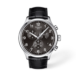 Front view of the watch Tissot Chrono XL Classic 45mm with shadow