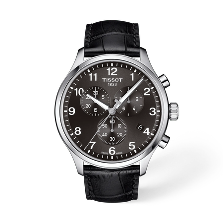 vista frontale dellorologio {0} con ombra